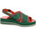 Schoenen Dames Sandalen / Open schoenen Pon´s Quintana  Groen