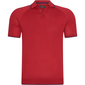 Textiel Heren Polo's korte mouwen Cappuccino Italia Tipped Tricot Polo Rood
