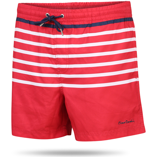 Textiel Heren Zwembroeken/ Zwemshorts Pierre Cardin Striped Swim Short Rood