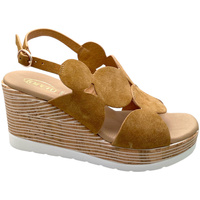 Schoenen Dames Sandalen / Open schoenen Calzaturificio Loren LON0489cu Bruin