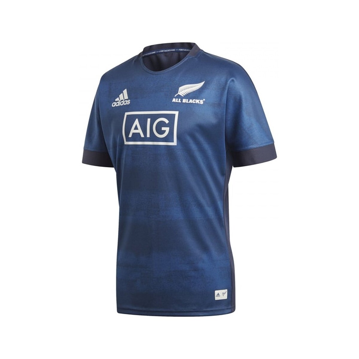 Textiel Heren T-shirts korte mouwen adidas Originals All Blacks Parley Jersey Blauw