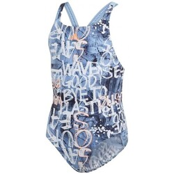 Textiel Meisjes Zwembroeken/ Zwemshorts adidas Originals Parley Swimsuit Blauw