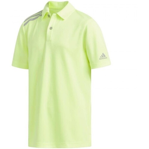 Textiel Jongens T-shirts & Polo’s adidas Originals B 3 Stripe P Groen