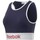 Textiel Dames Dons gevoerde jassen Reebok Sport Linear Logo Cotton Bra Blauw