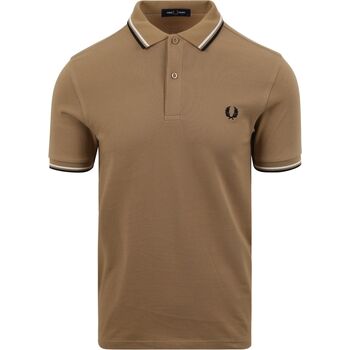 Textiel Heren T-shirts & Polo’s Fred Perry Polo M3600 Beige Bruin