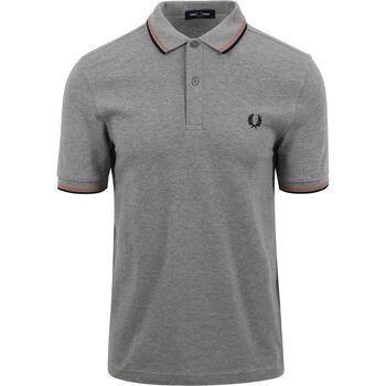 Textiel Heren T-shirts & Polo’s Fred Perry Polo M3600 Mid Grijs Grijs