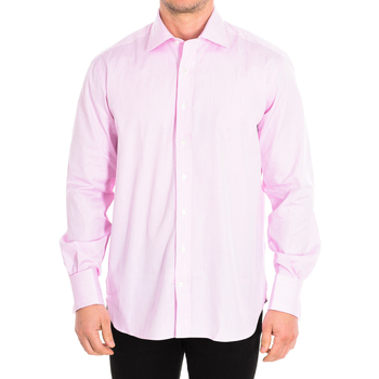 Textiel Heren Overhemden lange mouwen Cafe' Coton MIMOSA6-77HDC Roze