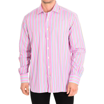 Textiel Heren Overhemden lange mouwen CafÃ© Coton NEFLIER6-77HLS Roze