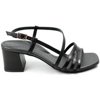 Schoenen Dames Sandalen / Open schoenen Paul Green DAMES sandaal   6042 zwart Zwart
