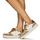 Schoenen Dames Lage sneakers Victoria 1258222CUERO Wit / Bruin / Goud