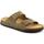 Schoenen Heren Leren slippers Grunland GRU-CCC-CB1631-OL Groen
