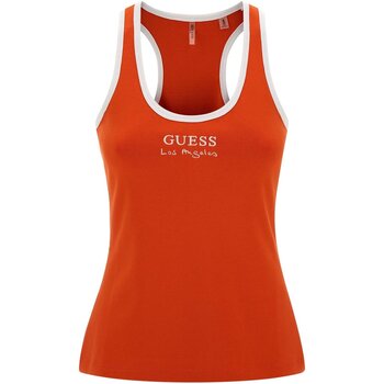 Textiel Dames T-shirts & Polo’s Guess E3GP05 KBP41 Oranje