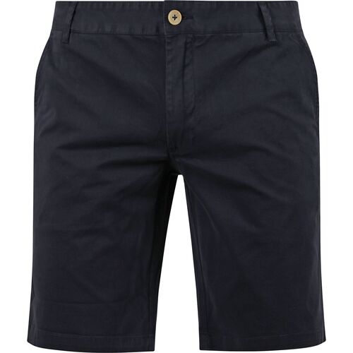 Textiel Heren Broeken / Pantalons Suitable Barri Short Donkerblauw Blauw