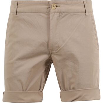 Textiel Heren Broeken / Pantalons Suitable Barri Short Beige Beige