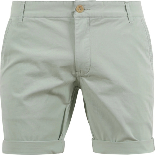 Textiel Heren Broeken / Pantalons Suitable Barri Short Mintgroen Groen