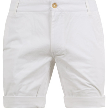Textiel Heren Broeken / Pantalons Suitable Barri Short Wit Wit