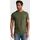Textiel Heren T-shirts & Polo’s Cast Iron T-Shirt Melange Groen Groen