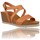 Schoenen Dames Sandalen / Open schoenen Inter-Bios Sandalias Confortable  Oranje