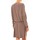 Textiel Dames Jurken Dress Code Robe 53021 taupe Bruin