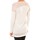 Textiel Dames T-shirts met lange mouwen La Vitrine De La Mode Tee Shirt Manches Longues MC1919 blanc Wit