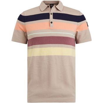 Textiel Heren T-shirts & Polo’s Vanguard Knitted Polo Beige Multicolour