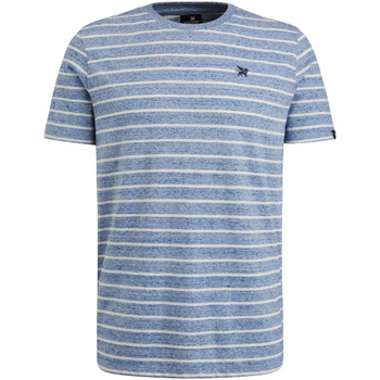 Textiel Heren T-shirts & Polo’s Vanguard T-Shirt Strepen Blauw Blauw