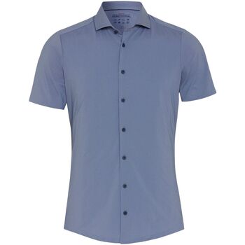 Textiel Heren Overhemden lange mouwen Pure Short Sleeve The Functional Shirt Blauw Streep Blauw
