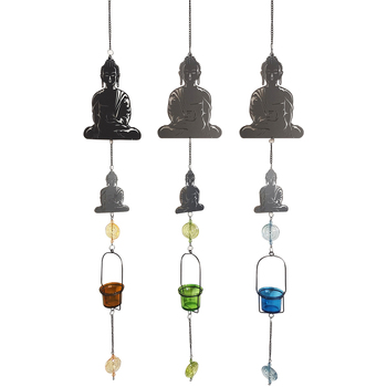Horloges & Sieraden Hangers Signes Grimalt Boeddha 3 Eenheden Zwart