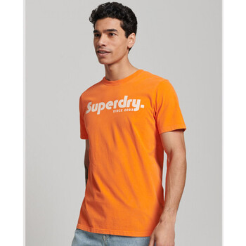 Textiel Heren T-shirts & Polo’s Superdry Vintage terrain classic Oranje