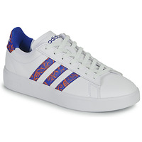 Schoenen Dames Lage sneakers Adidas Sportswear GRAND COURT 2.0 Wit / Blauw / Oranje