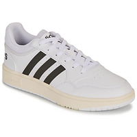 Schoenen Lage sneakers Adidas Sportswear HOOPS 3.0 Wit / Zwart