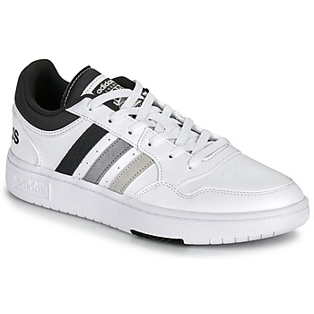 Schoenen Heren Lage sneakers Adidas Sportswear HOOPS 3.0 Wit / Grijs / Zwart