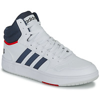 Schoenen Heren Hoge sneakers Adidas Sportswear HOOPS 3.0 MID Wit / Marine / Rood
