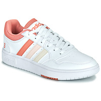 Schoenen Dames Lage sneakers Adidas Sportswear HOOPS 3.0 W Wit / Roze