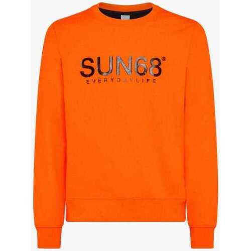 Textiel Heren T-shirts met lange mouwen Sun68  Oranje