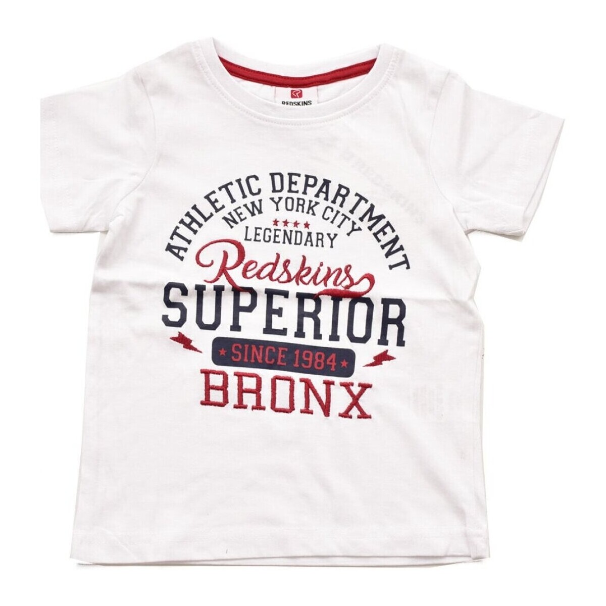 Textiel Kinderen T-shirts & Polo’s Redskins RS2154 Wit