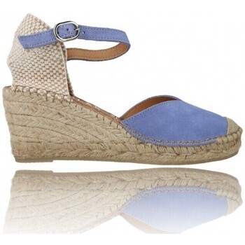 Schoenen Dames Sandalen / Open schoenen Fabiolas Alpargatas Handcrafted  Blauw