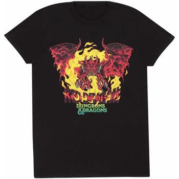 Textiel T-shirts met lange mouwen Dungeons & Dragons  Zwart