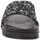 Schoenen Dames Leren slippers Axa -73440A Zwart