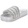 Schoenen Dames Leren slippers Axa -73440A Zilver