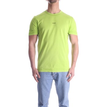 Textiel Heren T-shirts korte mouwen BOSS 50477433 Groen