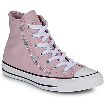 Schoenen Meisjes Hoge sneakers Converse CHUCK TAYLOR ALL STAR FELINE FLORALS Roze