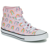 Schoenen Meisjes Hoge sneakers Converse CHUCK TAYLOR ALL STAR EASY ON RAINBOWS Roze / Multicolour