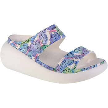 Schoenen Dames Sloffen Crocs Classic Crush Butterfly Sandal Multicolour