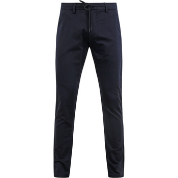 Textiel Heren Broeken / Pantalons Dstrezzed Lancaster Chino Navy Blauw