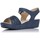 Schoenen Dames Sandalen / Open schoenen Zapp MANDEN  23588 Blauw