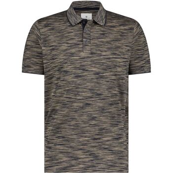 Textiel Heren T-shirts & Polo’s State Of Art Pique Polo Melange Sepia Bruin