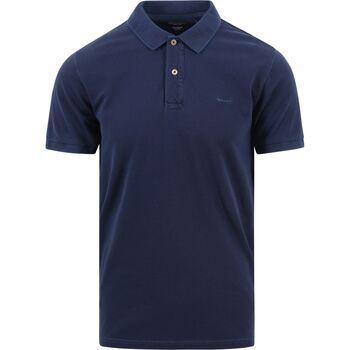 Textiel Heren T-shirts & Polo’s Gant Polo Sunfaded Navy Blauw