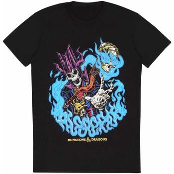 Textiel T-shirts met lange mouwen Dungeons & Dragons  Zwart