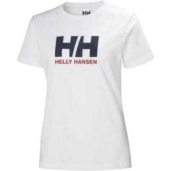 Textiel Dames T-shirts korte mouwen Helly Hansen  Wit